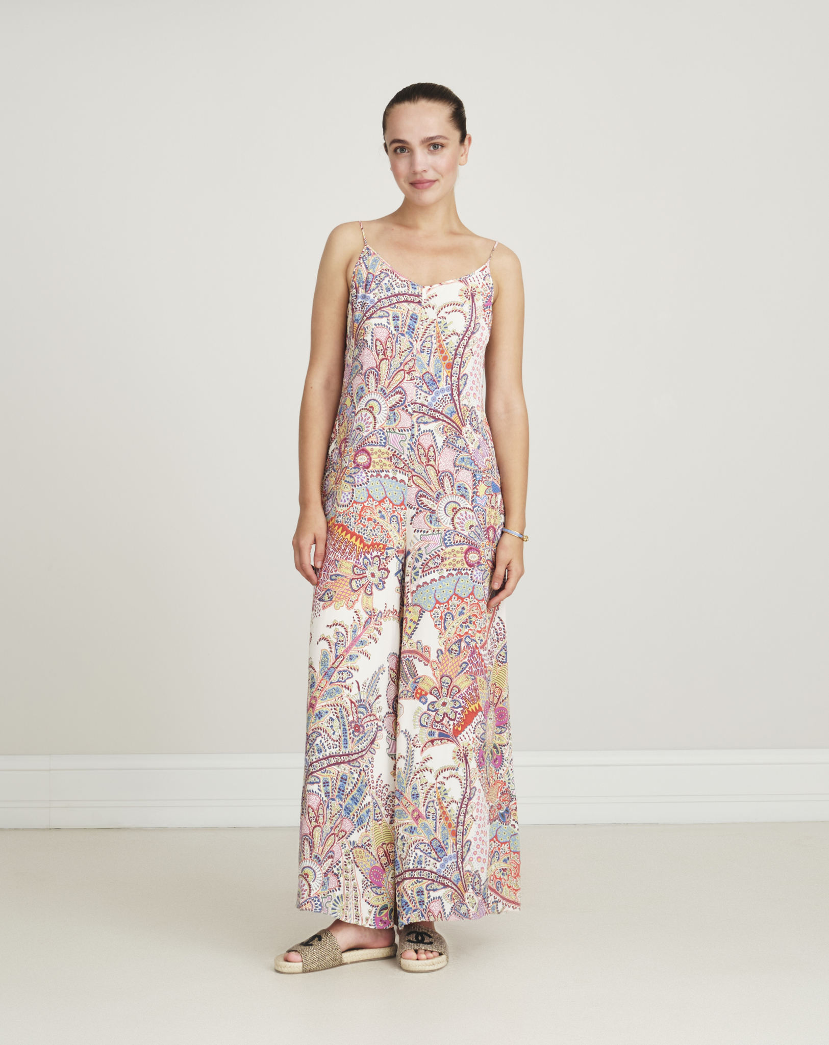 Etro - Multicolor Silk Blended Jumpsuit